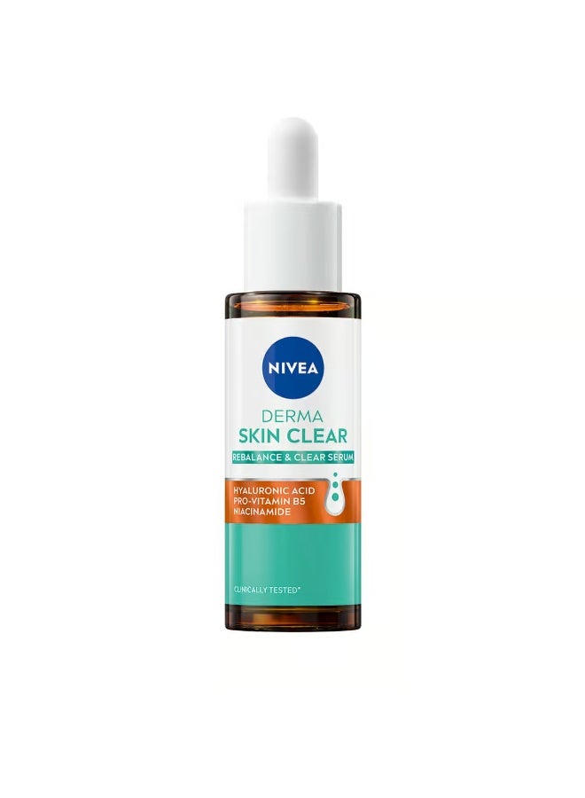 Nivea Derma Skin Clear Purifying and Soothing Serum 30 ml - Image 2